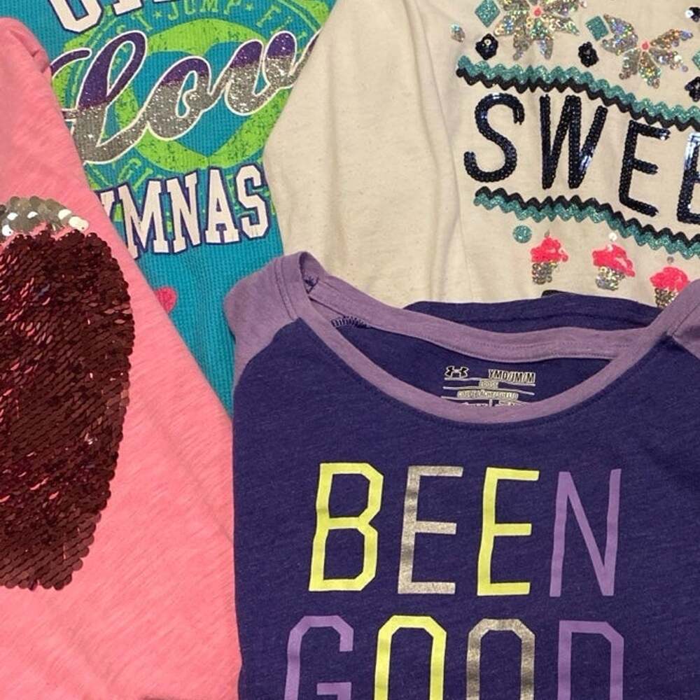Bundle of girls long sleeve shirts Sz 10/12